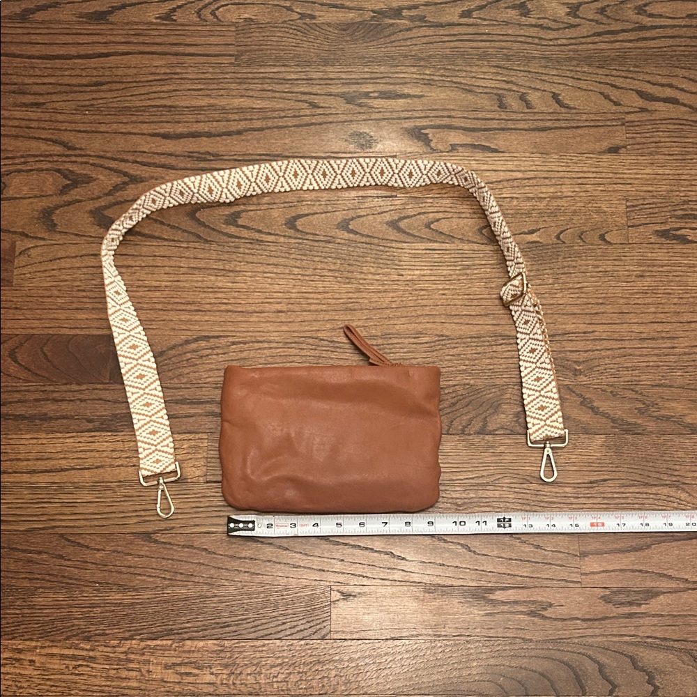 Madewell Brown Leather Crossbody Bag / clutch